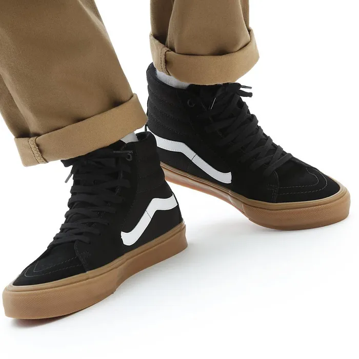 Vans Skate Shoes Men Skate Sk8Hi Shoes Black