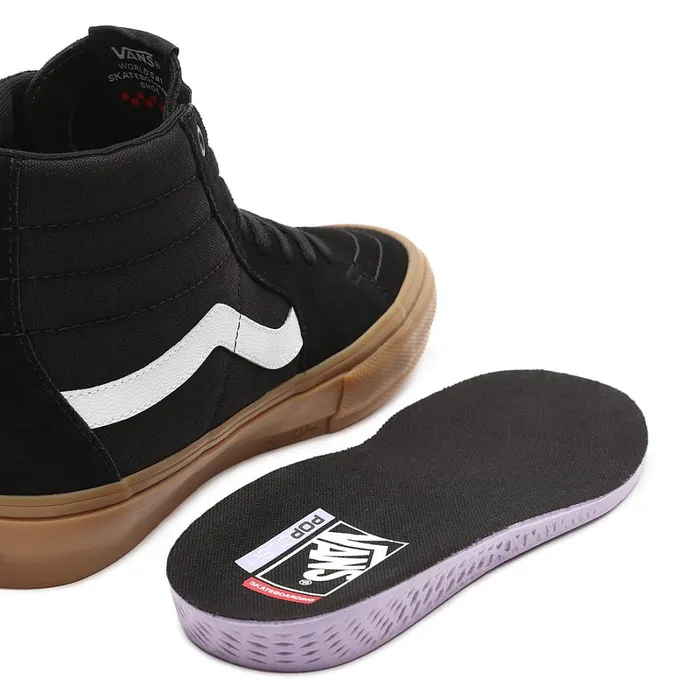 Vans Skate Shoes Men Skate Sk8Hi Shoes Black