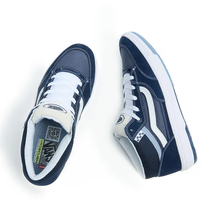 Vans Skate Shoes Men Zahba Mid Shoes Blue