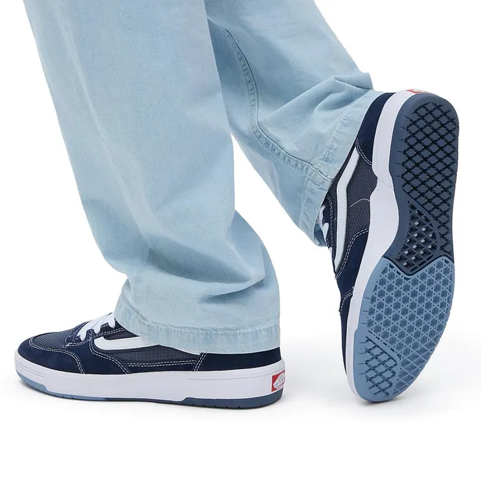 Vans Skate Shoes Men Zahba Mid Shoes Blue