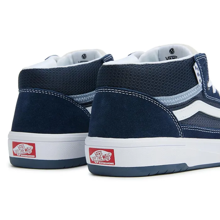 Vans Skate Shoes Men Zahba Mid Shoes Blue