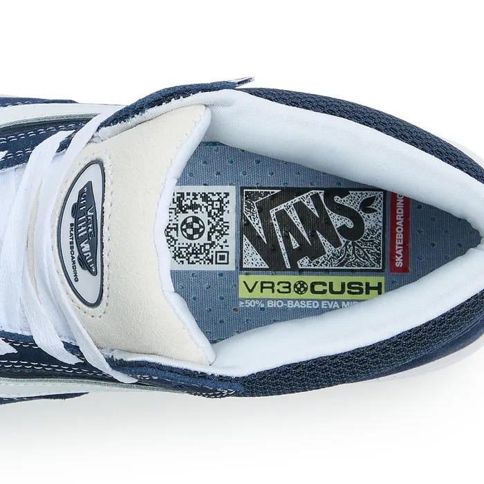 Vans Skate Shoes Men Zahba Mid Shoes Blue