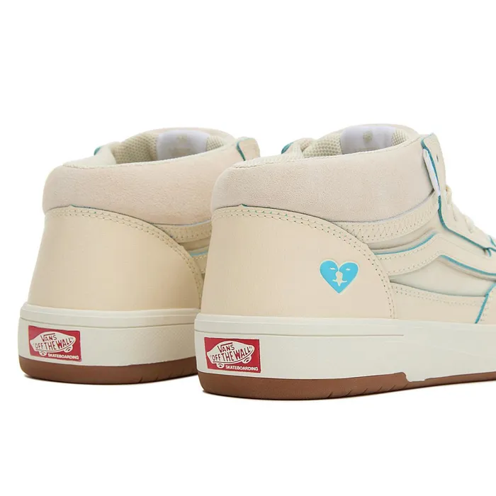 Vans Skate Shoes Women Zahba Mid Shoes White