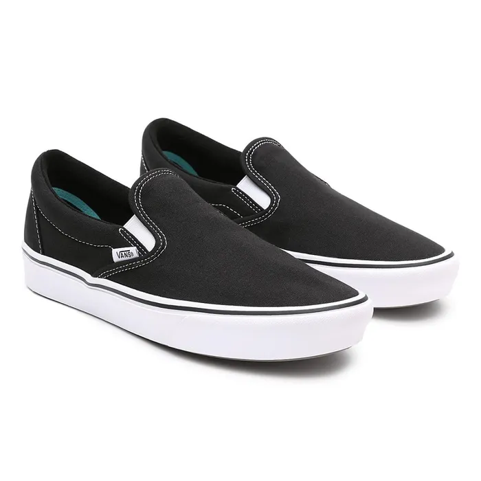Vans Slipon Shoes Men Classic ComfyCush SlipOn Shoes Black
