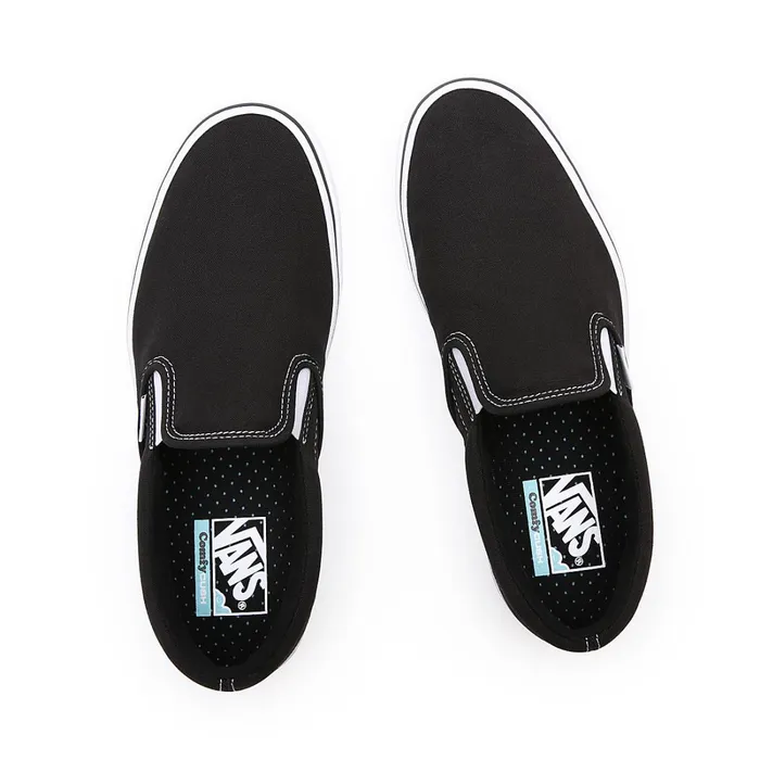 Vans Slipon Shoes Men Classic ComfyCush SlipOn Shoes Black