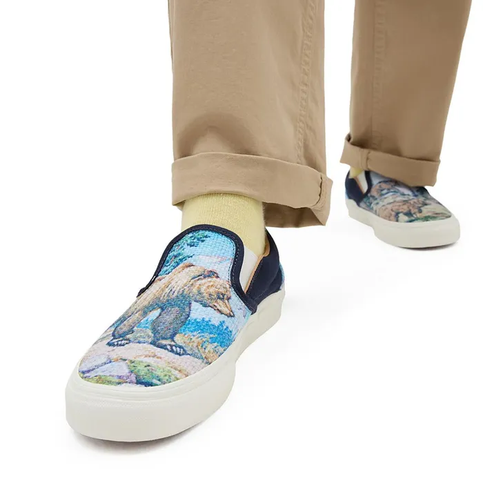 Vans Slipon Shoes Men Classic SlipOn Shoes Multicolour