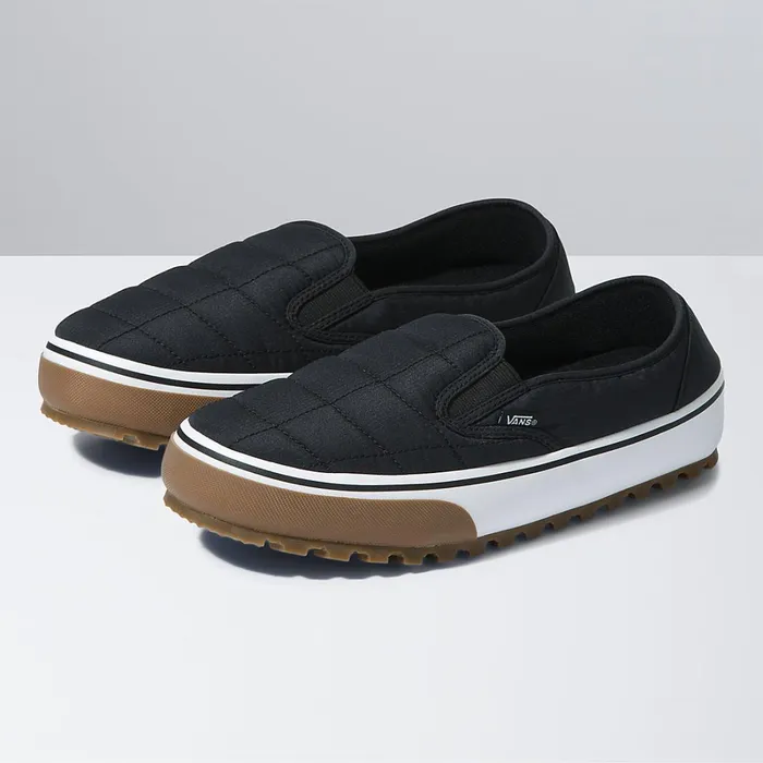 Vans Slipon Shoes Men Snow Lodge Slipper Vansguard Shoes Black
