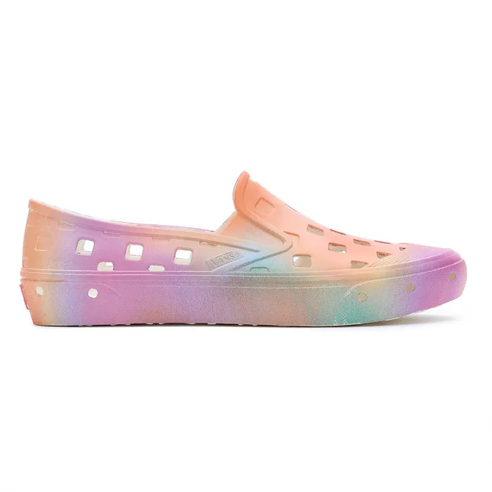 Vans Slipon Shoes Women Aura Fade SlipOn TRK Shoes Multicolour
