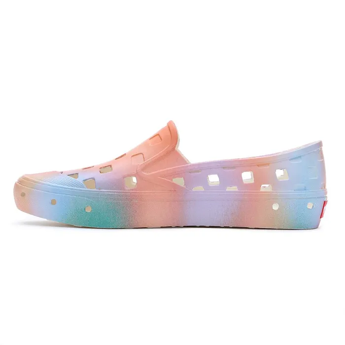 Vans Slipon Shoes Women Aura Fade SlipOn TRK Shoes Multicolour