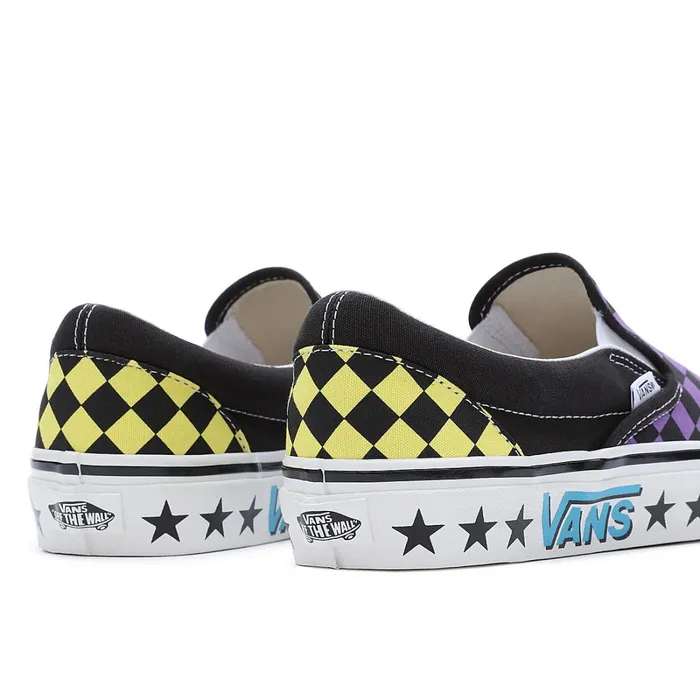 Vans Slipon Shoes Women Diamond Check Classic SlipOn 98 DX Shoes Purple