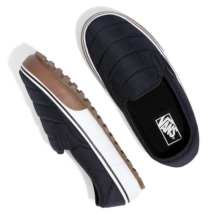 Vans Slipon Shoes Women Snow Lodge Slipper Vansguard Shoes Black