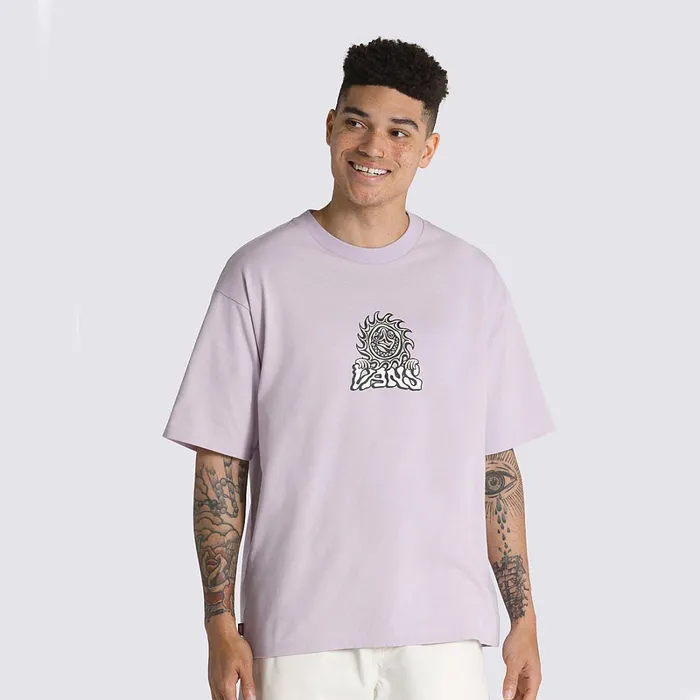 Vans Tshirts and Tanks Men Off The Wall Skate Classics TShirt Purple