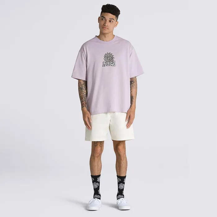 Vans Tshirts and Tanks Men Off The Wall Skate Classics TShirt Purple