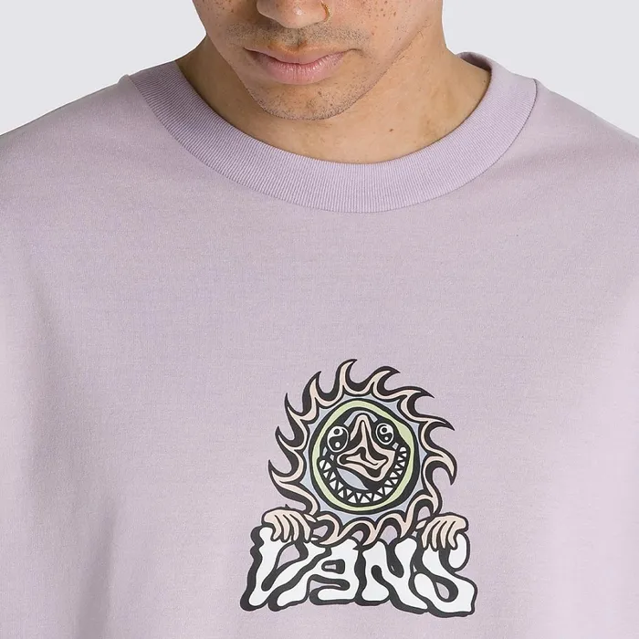 Vans Tshirts and Tanks Men Off The Wall Skate Classics TShirt Purple