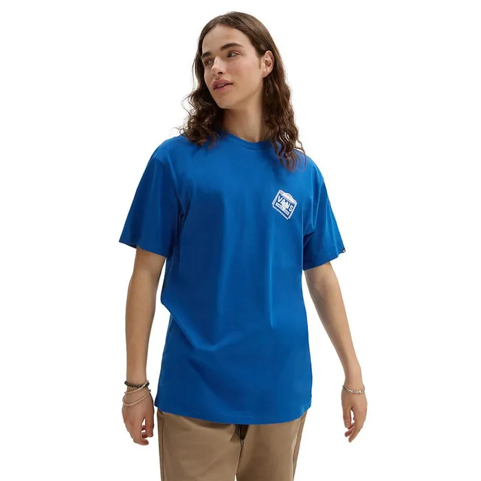 Vans Tshirts and Tanks Men Record Label TShirt Blue