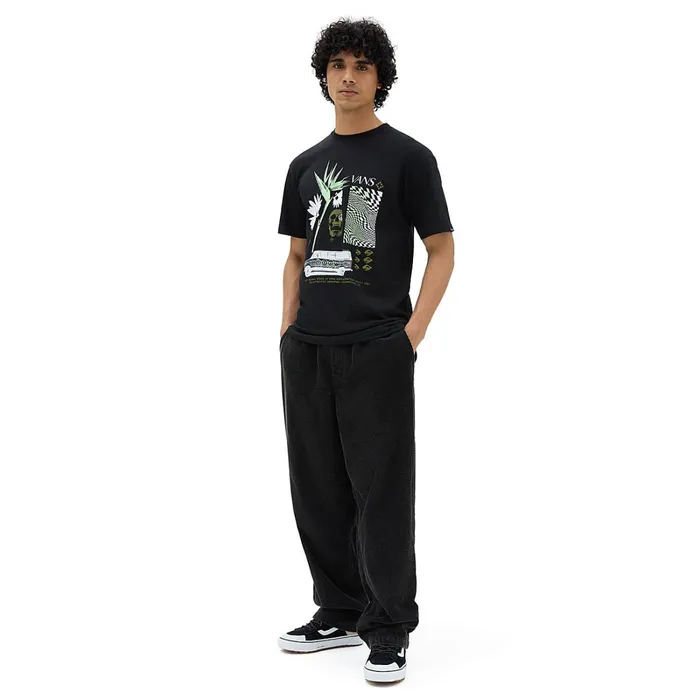 Vans Tshirts and Tanks Men Warped Vacation TShirt Black