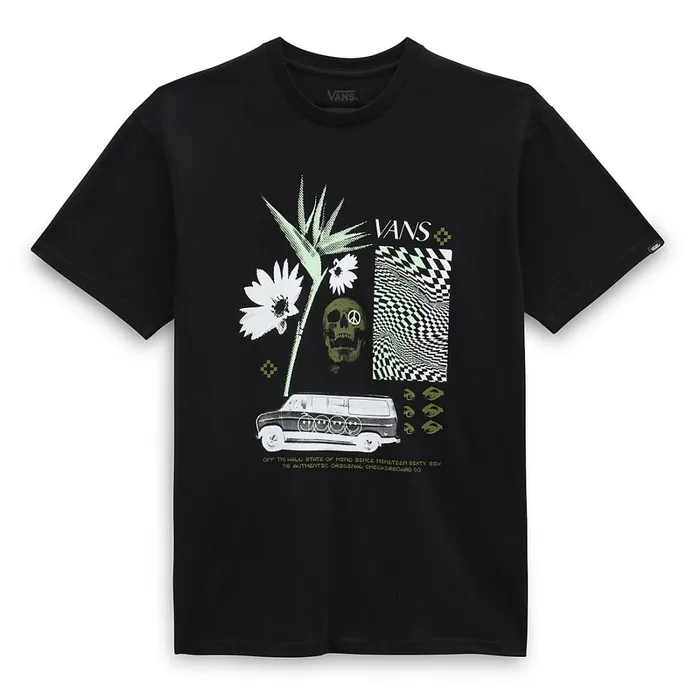 Vans Tshirts and Tanks Men Warped Vacation TShirt Black