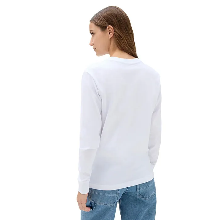Vans Tshirts and Tops Women Flying V Classic Long Sleeve Tshirt White