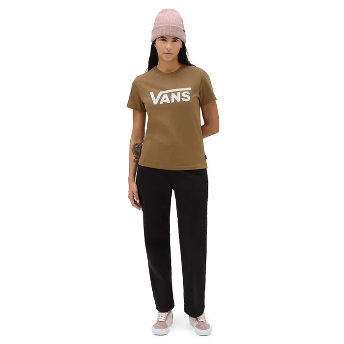 Vans Tshirts and Tops Women Flying V Crew TShirt Brown