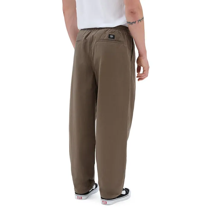Vans Trousers and Chinos Women Range Baggy Tapered Elastic Waist Trousers Brown
