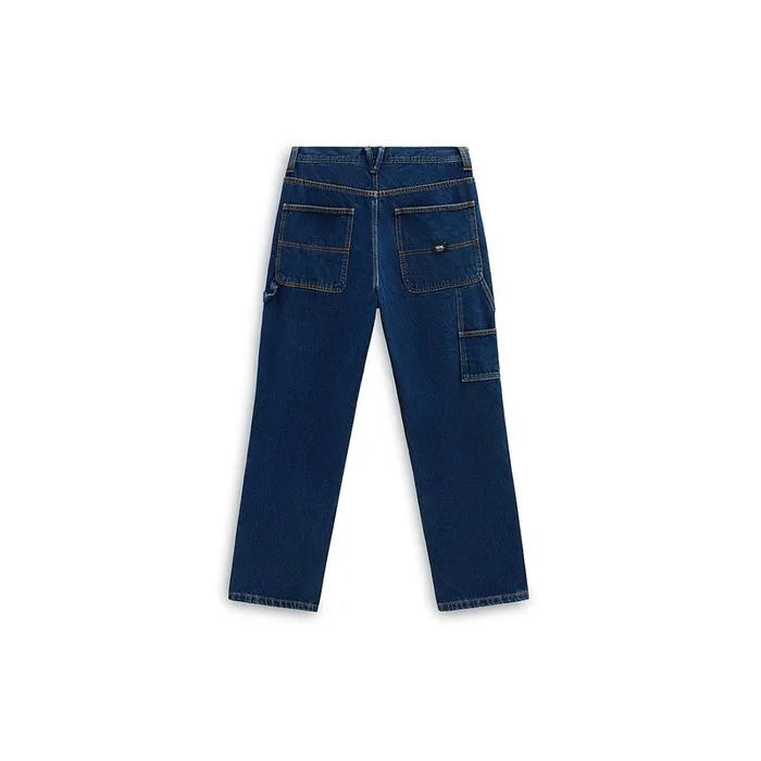 Vans Trousers and Jeans Men Drill Chore Carpenter Loose Denim Trousers Blue