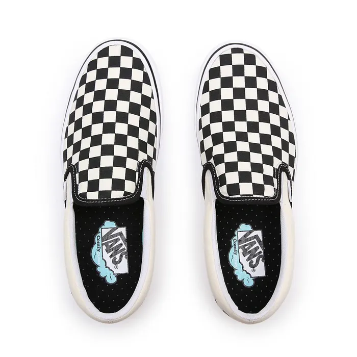 Vans View All Men Comfycush SlipOn Shoes Black White