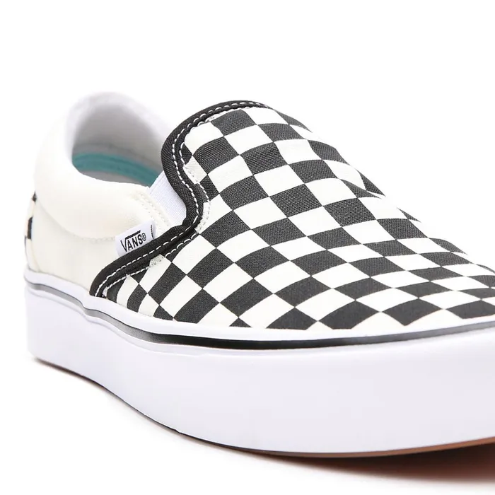 Vans View All Men Comfycush SlipOn Shoes Black White