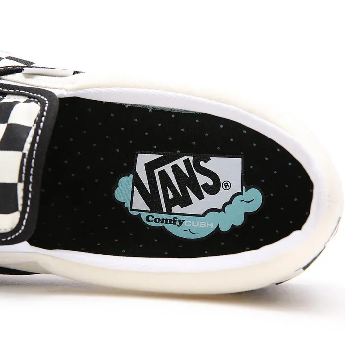 Vans View All Men Comfycush SlipOn Shoes Black White