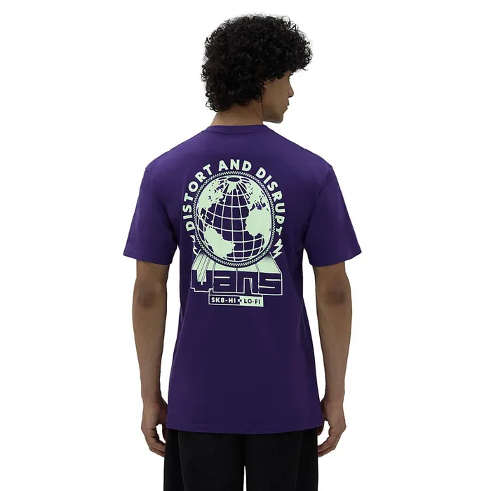 Vans View All Men Distort And Disrupt TShirt Purple