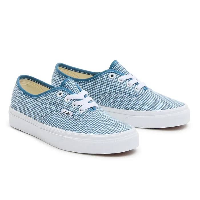 Vans View All Men Houndstooth Authentic Shoes Blue