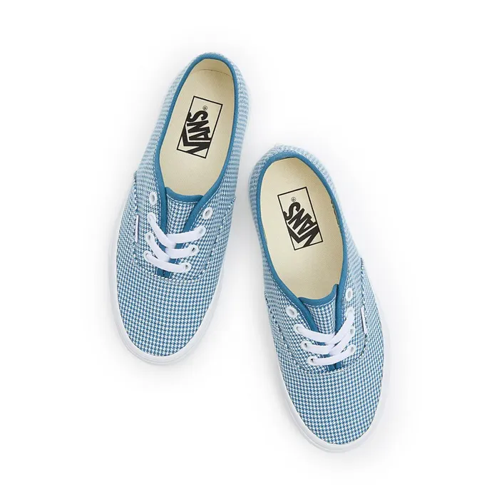 Vans View All Men Houndstooth Authentic Shoes Blue