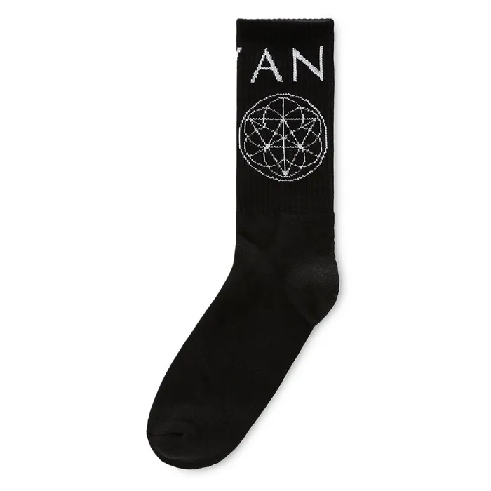 Vans View All Men Perris and Dennis Crew Socks 1 Pair Black