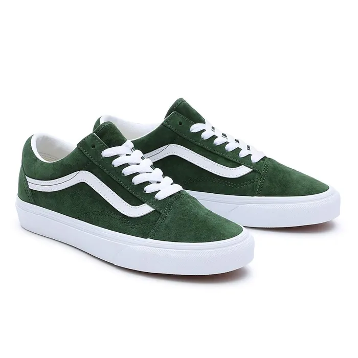 Vans View All Men Pig Suede Old Skool Shoes Green