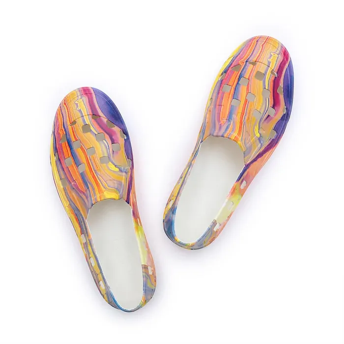 Vans View All Men Resin Rainbow SlipOn TRK Shoes Multicolour