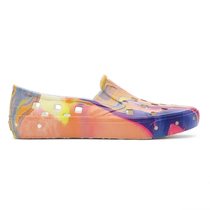 Vans View All Men Resin Rainbow SlipOn TRK Shoes Multicolour