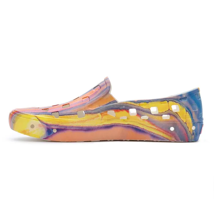 Vans View All Men Resin Rainbow SlipOn TRK Shoes Multicolour