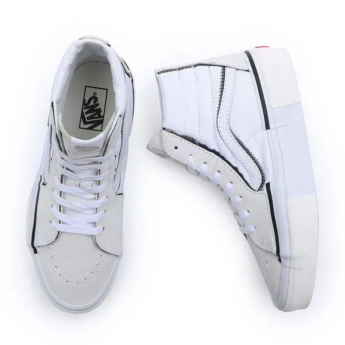 Vans View All Men Sk8Hi Reconstruct Shoes White