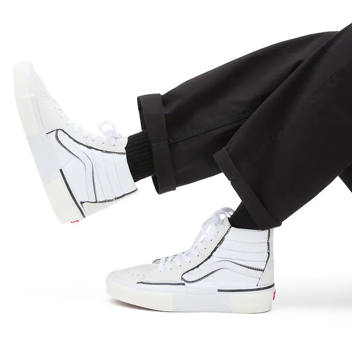 Vans View All Men Sk8Hi Reconstruct Shoes White