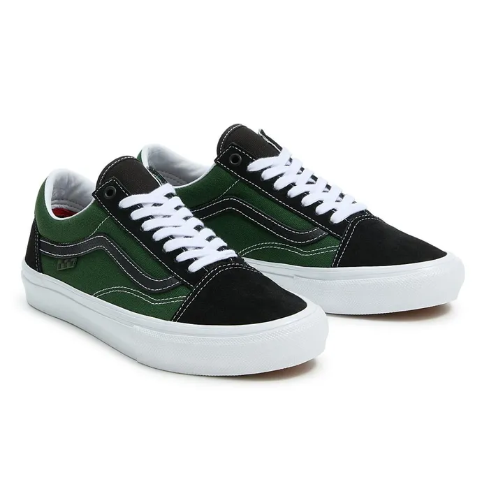 Vans View All Men Skate Old Skool Safari Shoes Black Green