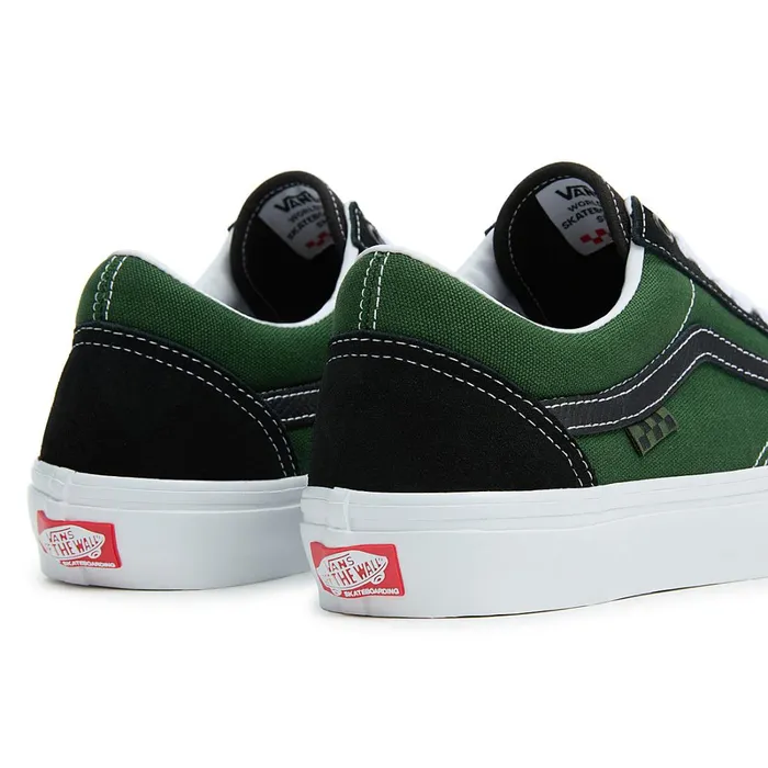 Vans View All Men Skate Old Skool Safari Shoes Black Green