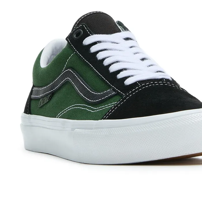 Vans View All Men Skate Old Skool Safari Shoes Black Green