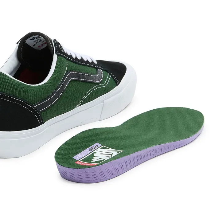 Vans View All Men Skate Old Skool Safari Shoes Black Green