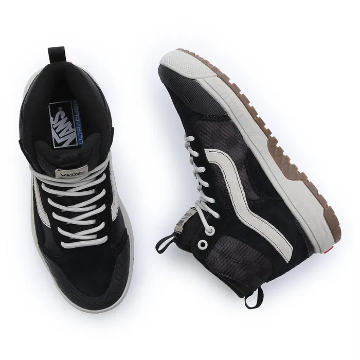 Vans View All Men Tonal Checkerboard UltraRange EXO Hi MTE1 Shoes Black