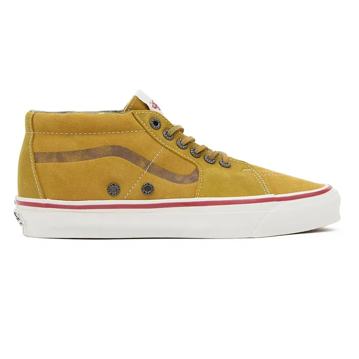 Vans View All Men Vault By X Nigel Cabourn OG Sk8Mid LX Shoes Pink