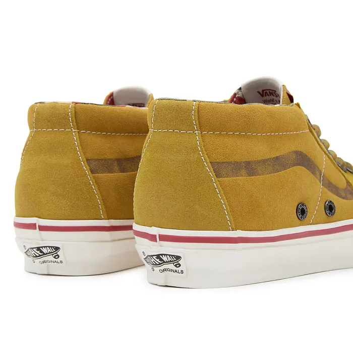 Vans View All Men Vault By X Nigel Cabourn OG Sk8Mid LX Shoes Pink