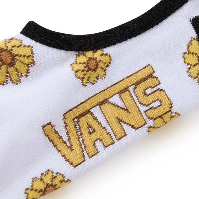 Vans View All Women Sunflower Animash Canoodle Socks 3 Pairs White