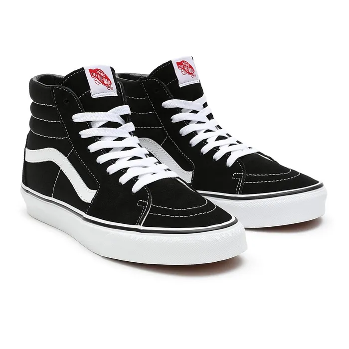 Vans Wide Fit Shoes Women Sk8Hi Wide Fit Shoes Black