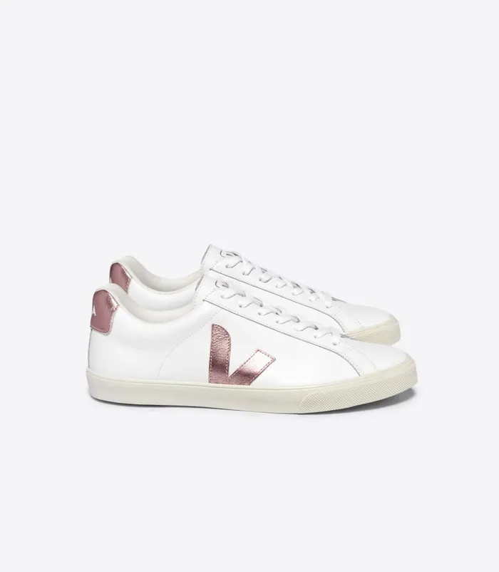 VEJA Esplar Women ESPLAR LEATHER WHITE NACRE