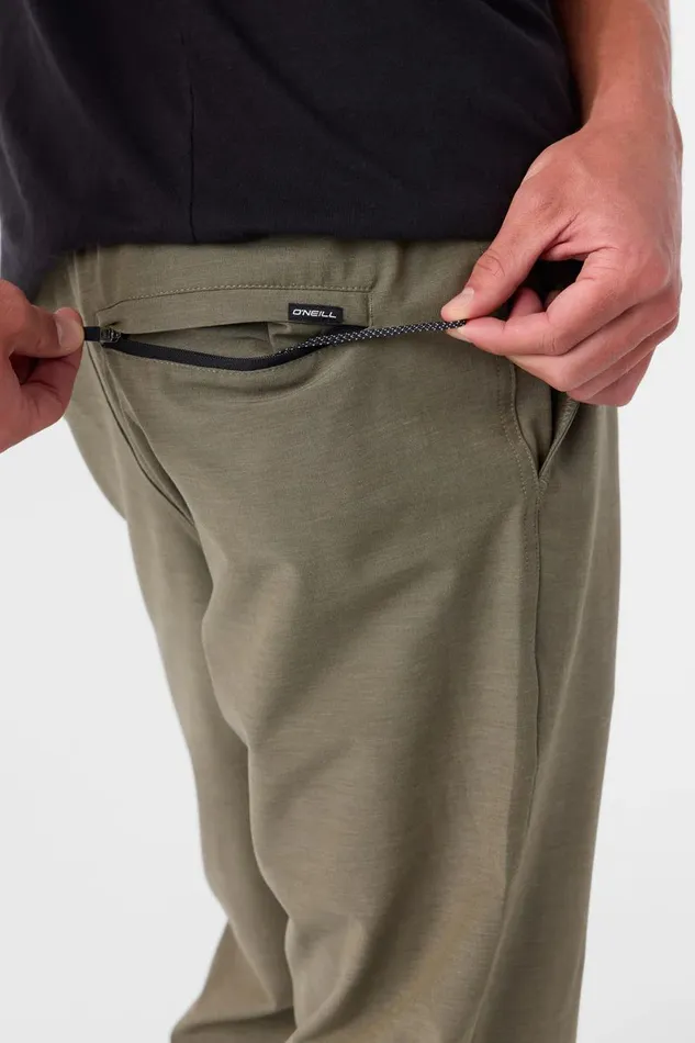 VENTURE ELASTIC WAIST HYBRID PANTS Army Men O039NEILL Clothing