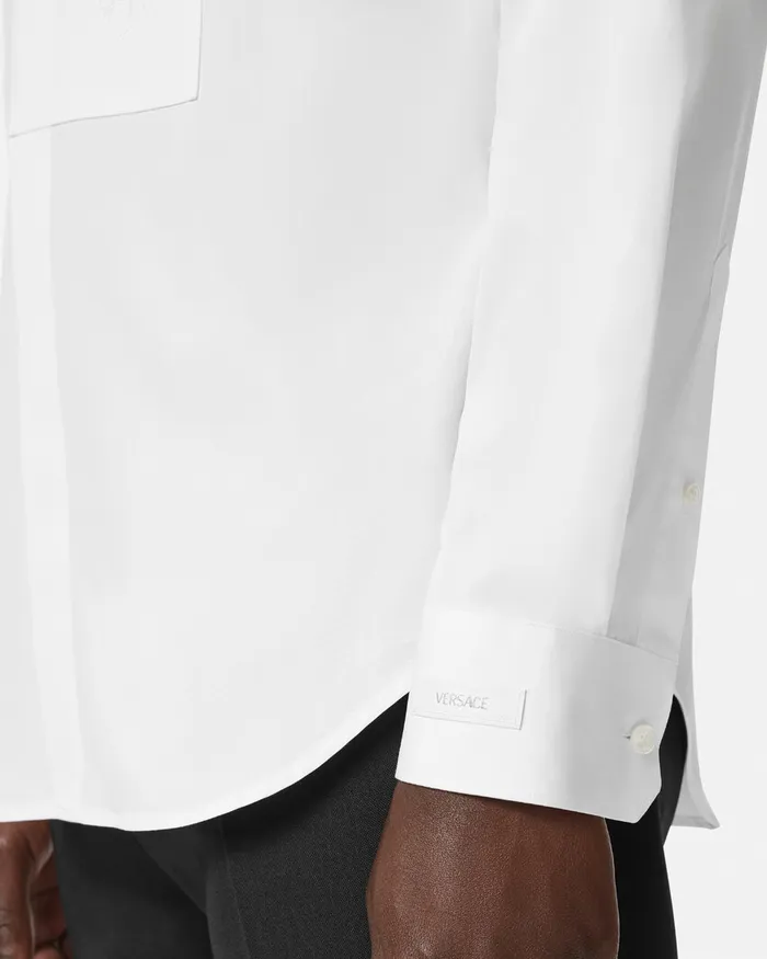 Versace Barocco Formal Shirt White Men Shirts